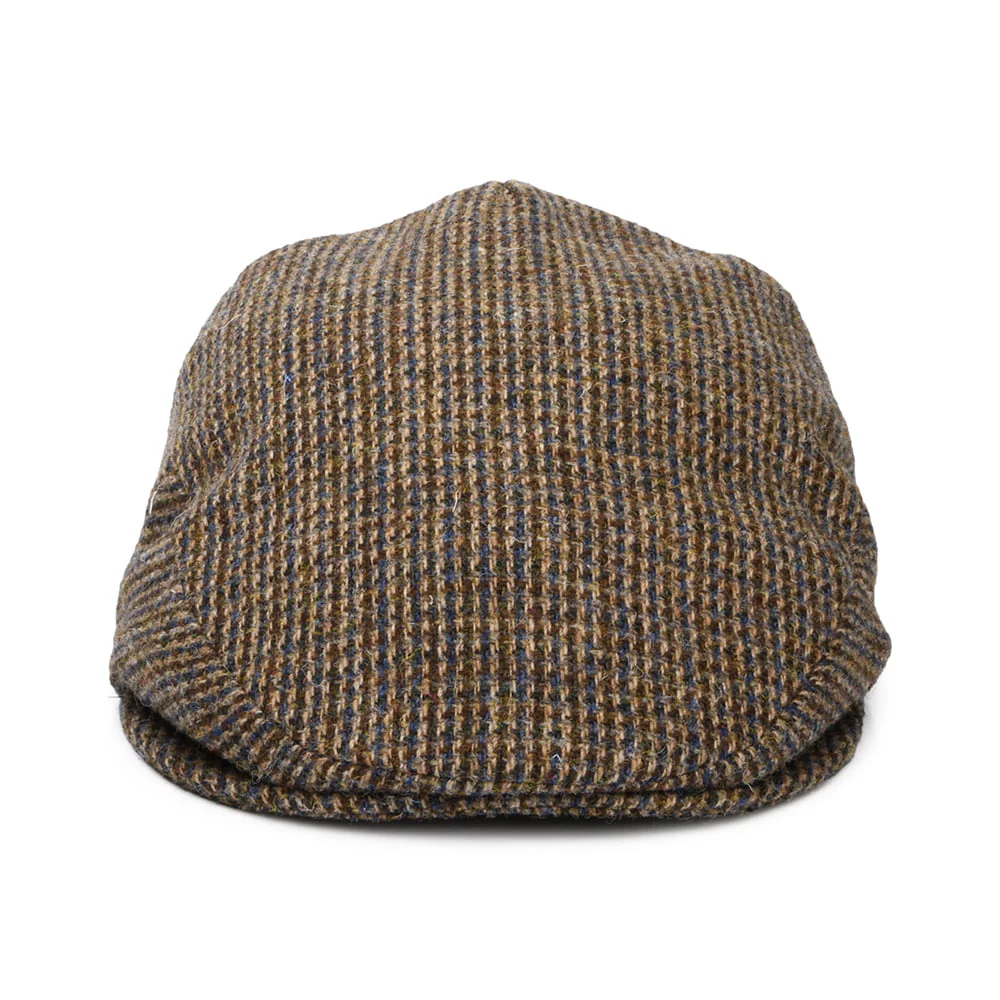 City Sport Royal HARRIS TWEED Schiebermütze - Braun-Blau - Image 2