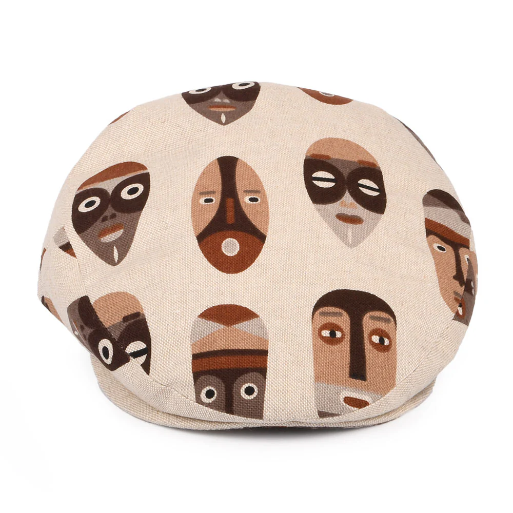 City Sport Tribal Mask Schiebermütze aus Baumwolle - Natur - Image 2