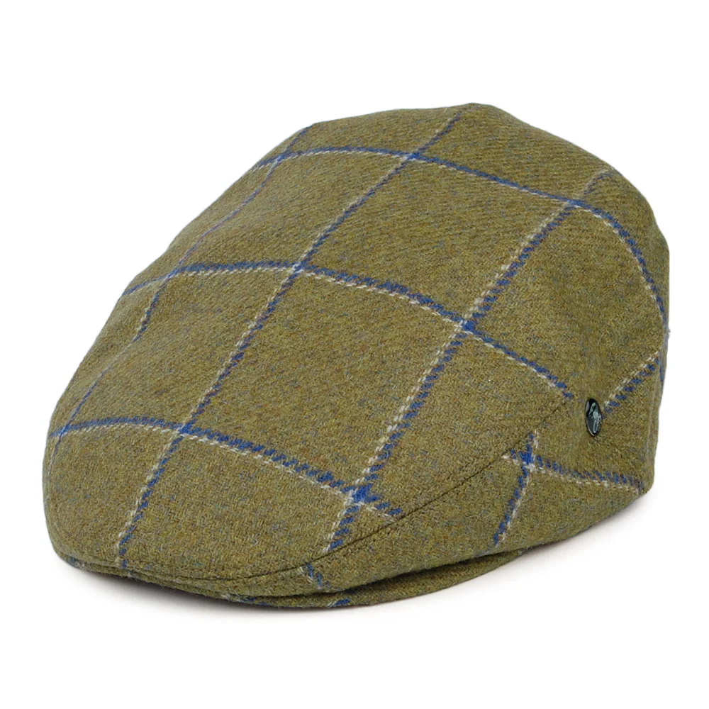 City Sport Windowpane Schiebermütze - Hellolivgrün