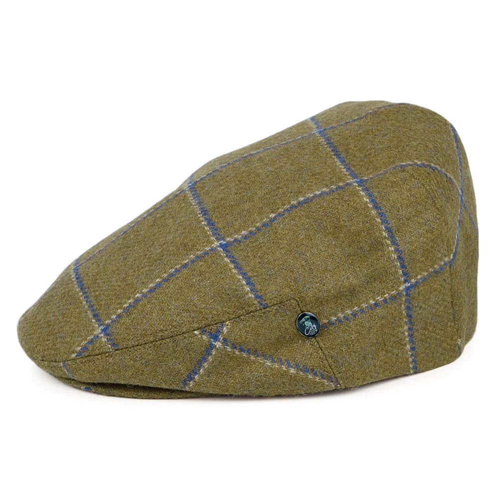 City Sport Windowpane Schiebermütze - Hellolivgrün - Image 3