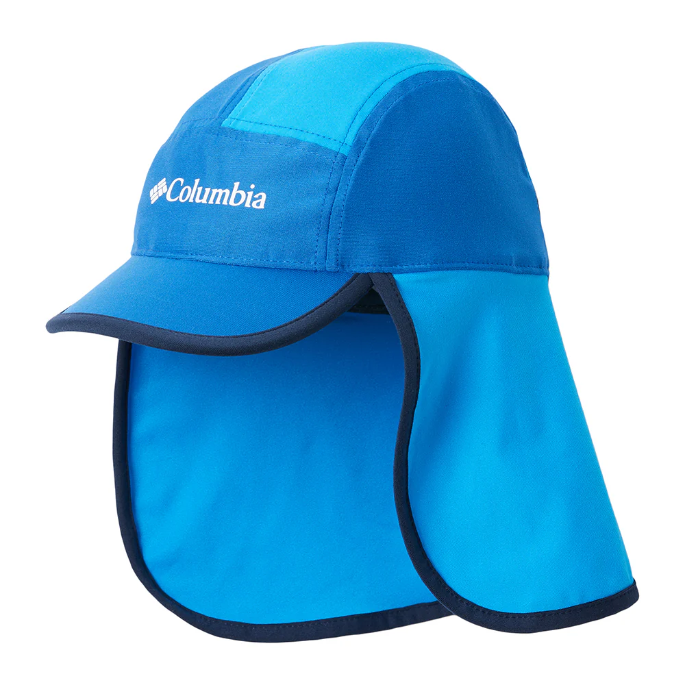 Columbia Kinder Cachalot II Cap mit Nackenschutz - Blau