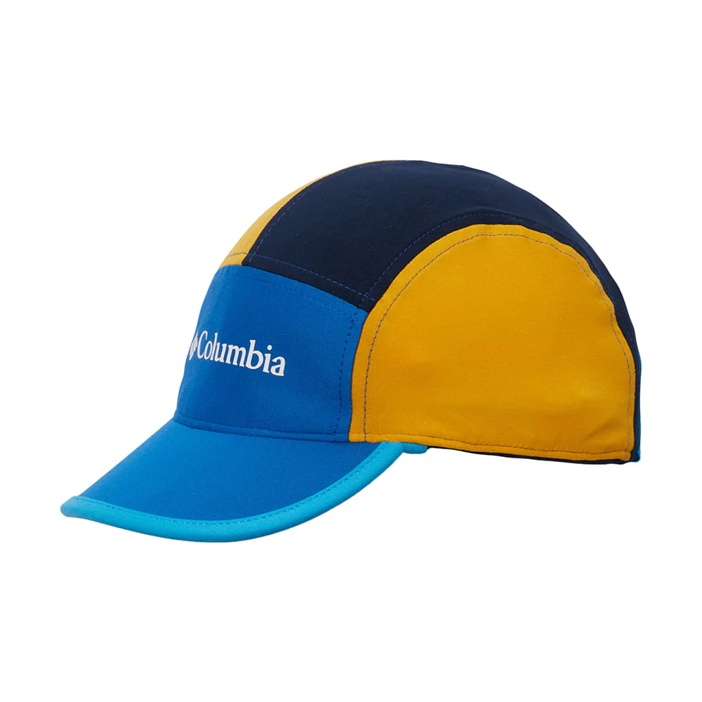 Columbia Kinder Cachalot II Cap mit Nackenschutz - Blau-Gelb-Marineblau - Image 3