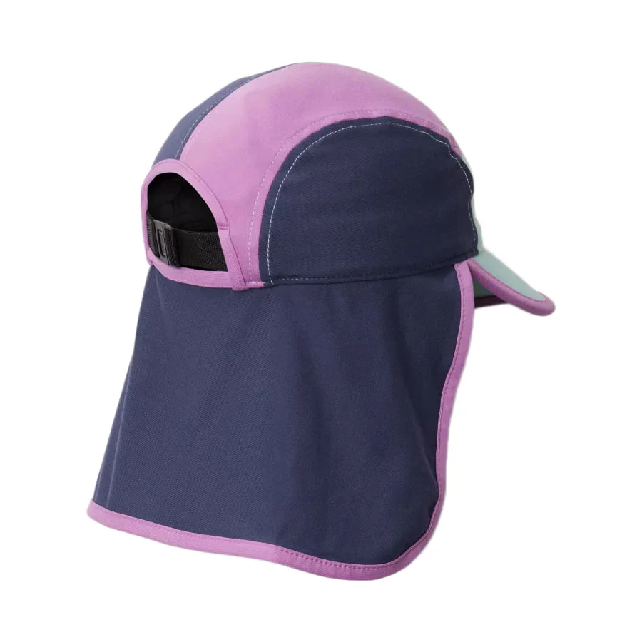 Columbia Kinder Cachalot II Cap mit Nackenschutz - Minzblau-Lila-Marineblau - Image 2