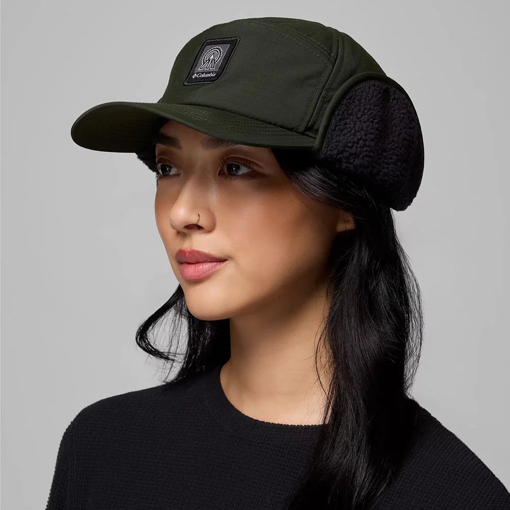Columbia Landroamer Baseball Cap mit Ohrenklappen - Dunkelgrün - Image 3