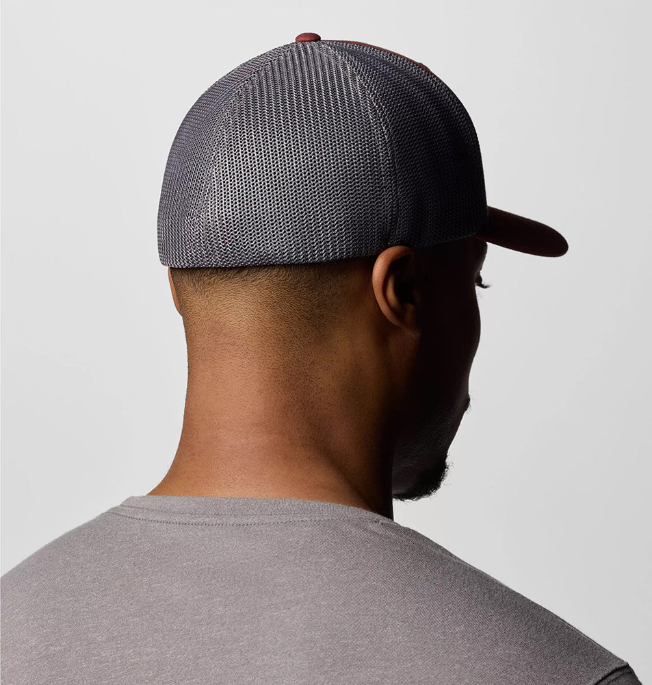 Columbia Peaceful Perspective Flexfit Trucker Cap - Weinrot-Grau - Image 5