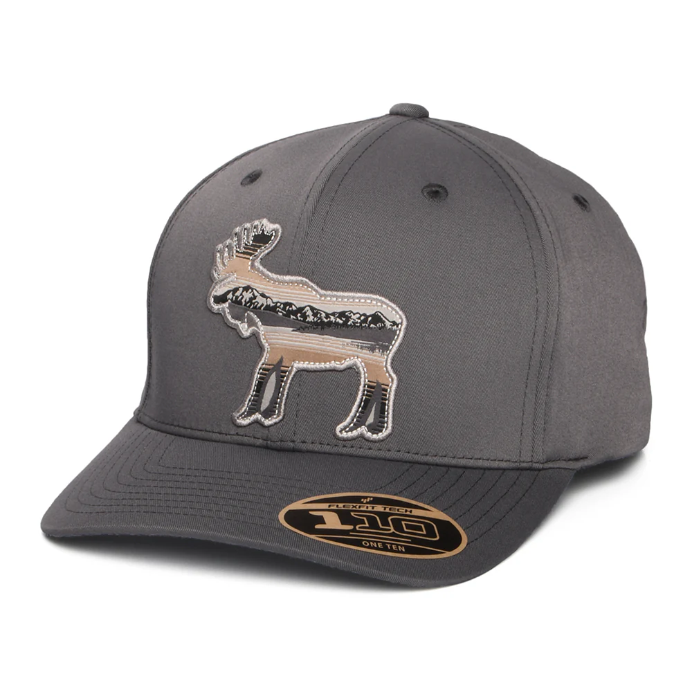Columbia Scenic Moose Lost Lager 110 Flexfit Snapback Cap - Grau