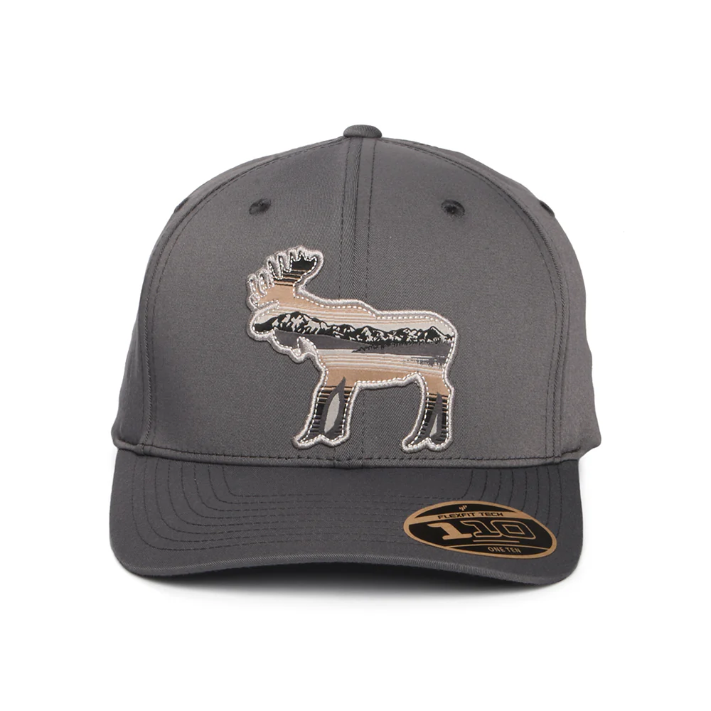 Columbia Scenic Moose Lost Lager 110 Flexfit Snapback Cap - Grau - Image 2