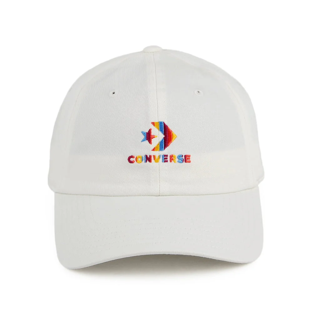 Converse Regenbogen Lock Up Baseball Cap - Weiß-Multi - Image 2