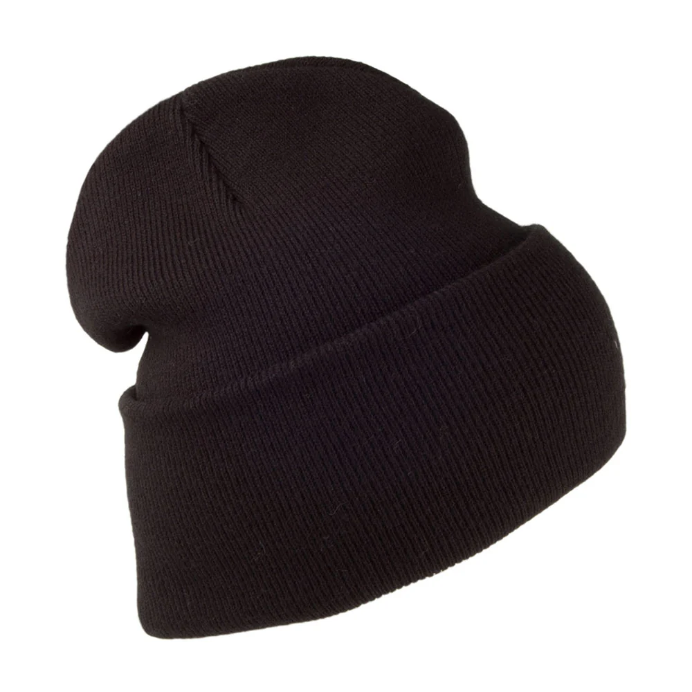 Converse Tall Chuck Taylor Mit Umschlag Beanie Mütze - Schwarz - Image 2