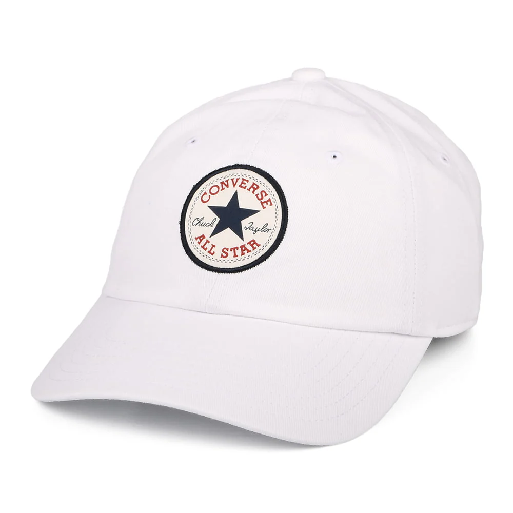 Converse Tip Off Baseball Cap aus Baumwolle - Weiß