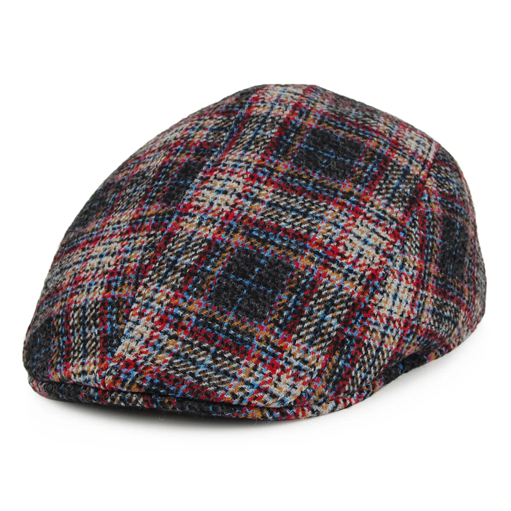 Crambes Delme Schiebermütze Ascot mit Schottenkaro - Mehrfarbig