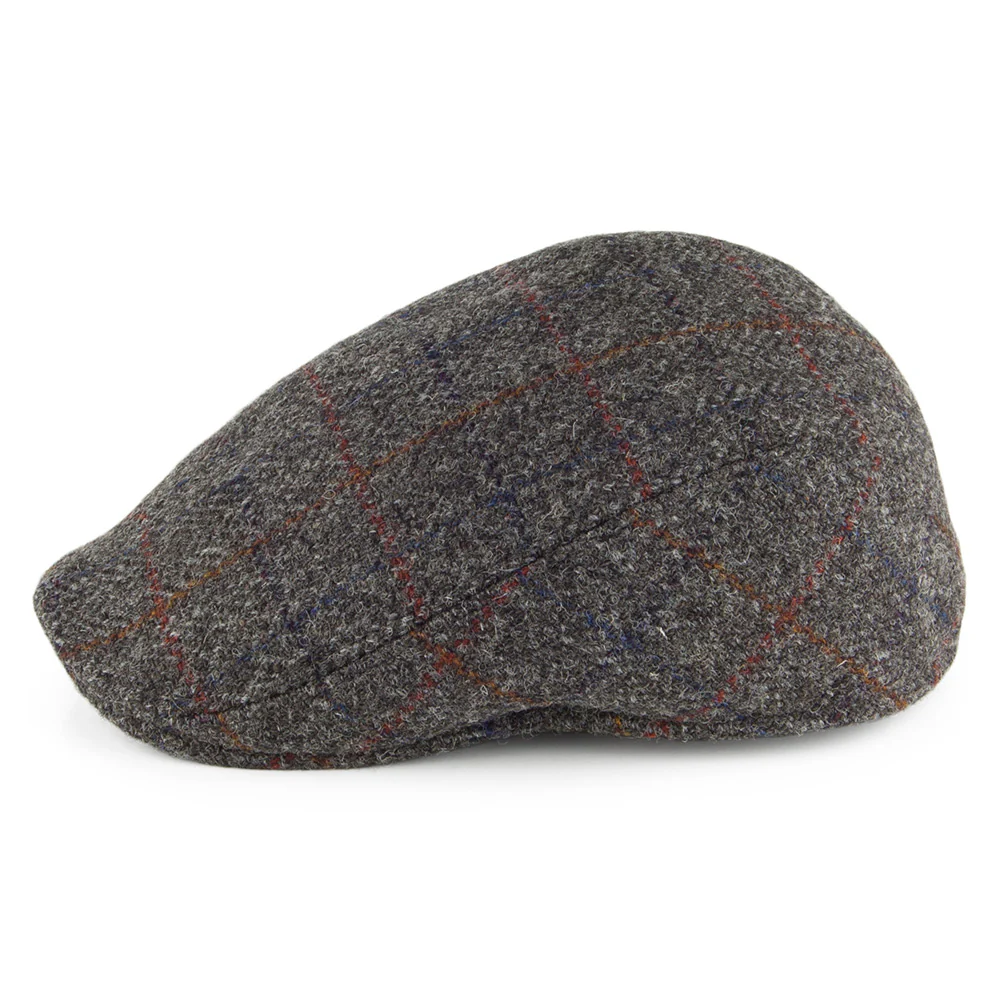 Crambes HARRIS TWEED Ascot Schiebermütze - Grau - Image 3