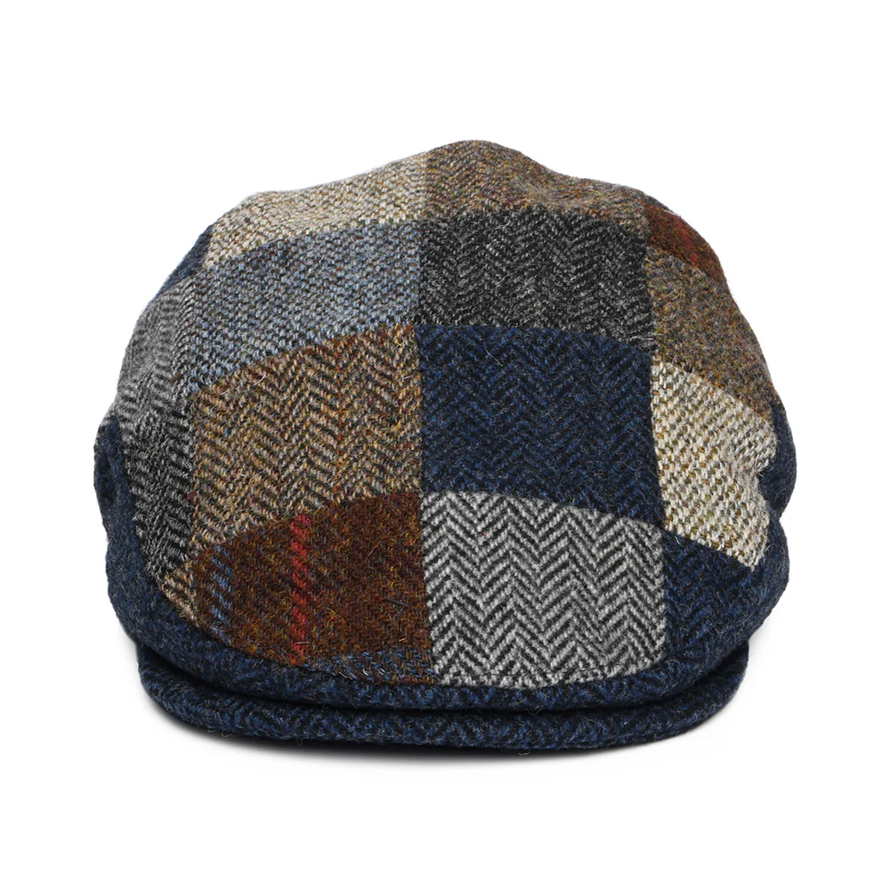 Denton Cheshire HARRIS TWEED Schiebermütze Patch - Mehrfarbig - Image 2