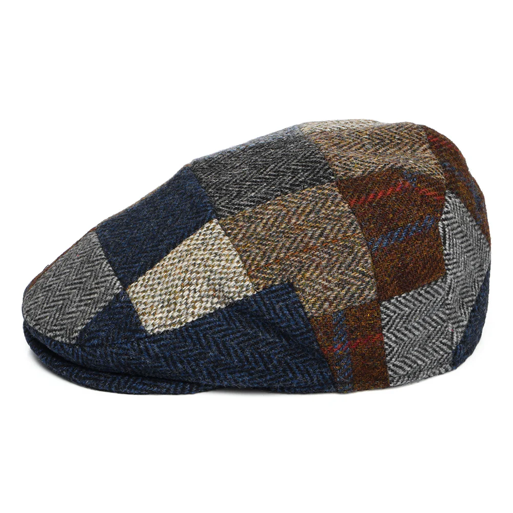 Denton Cheshire HARRIS TWEED Schiebermütze Patch - Mehrfarbig - Image 3