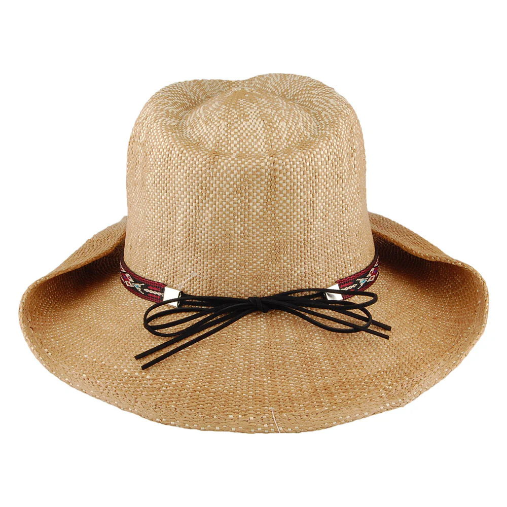 Dorfman Pacific Amarillo Western Cowboy Hut aus Toyo Stroh - Tee - Image 3