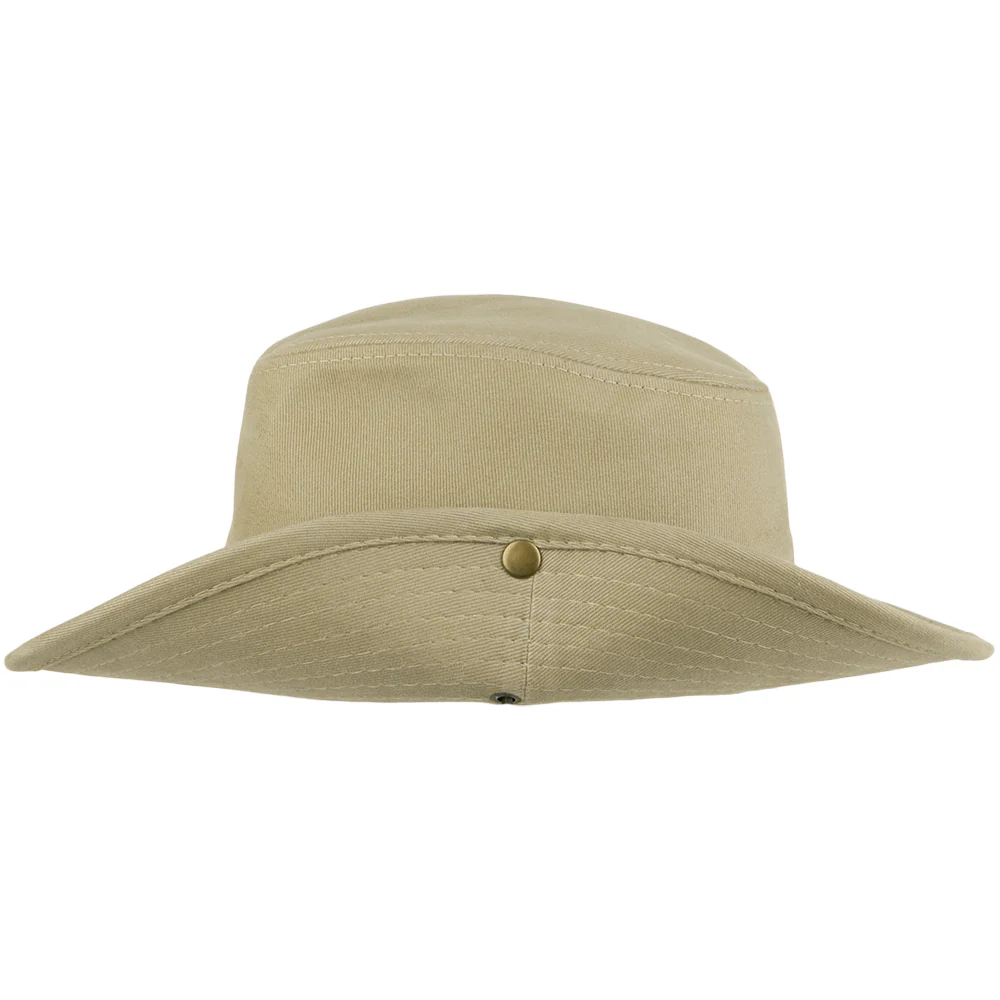 Dorfman-Pacific Aussie Cowboyhut aus Baumwolle mit Kinnband - Khaki - Image 3