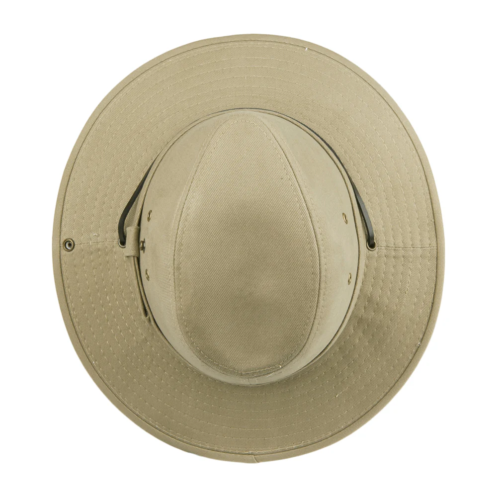 Dorfman-Pacific Aussie Cowboyhut aus Baumwolle mit Kinnband - Khaki - Image 4