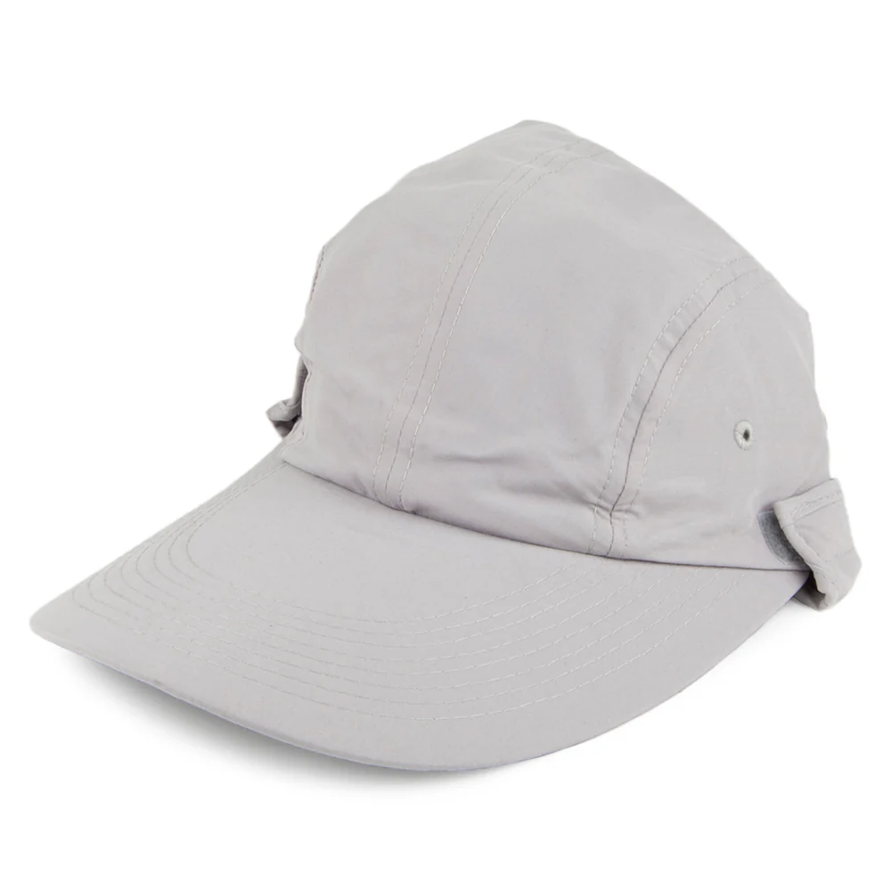 Dorfman-Pacific Cap mit abnehmbarem Sonnenschutz - Grau - Image 3