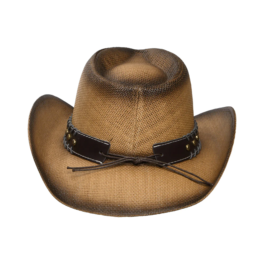 Dorfman Pacific Chet Western Cowboy Hut aus Mattem Toyostroh - Whisky - Image 5
