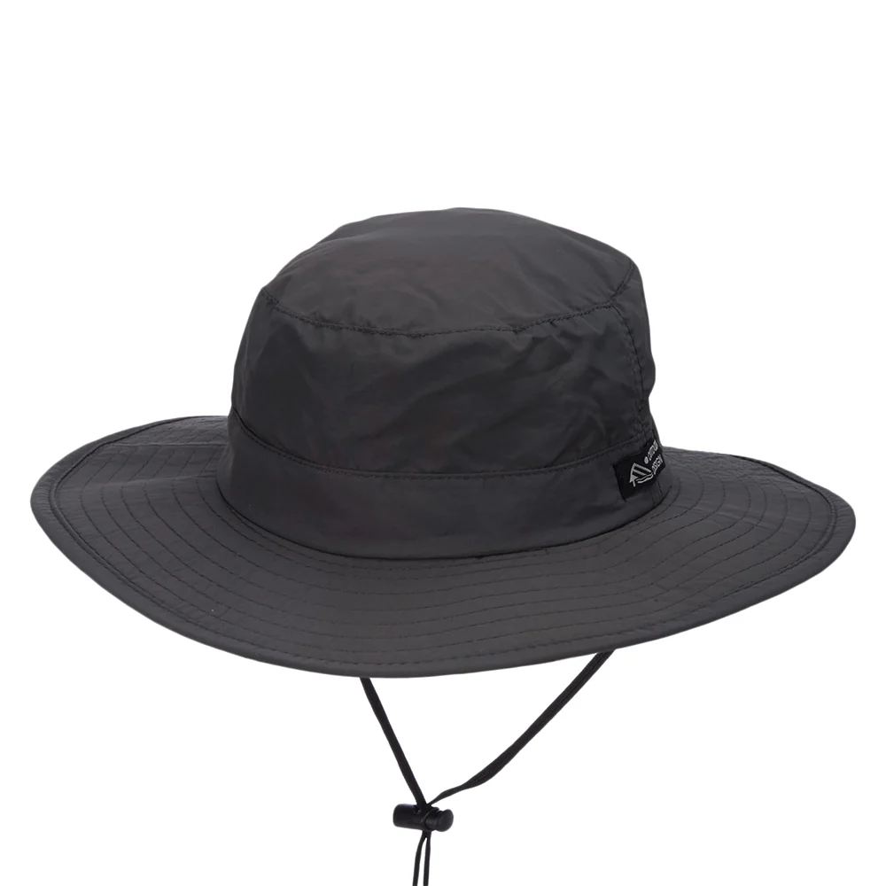 Dorfman Pacific Evergreen Boonie Fischerhut Knautschbarer mit breiter Krempe - Anthrazit