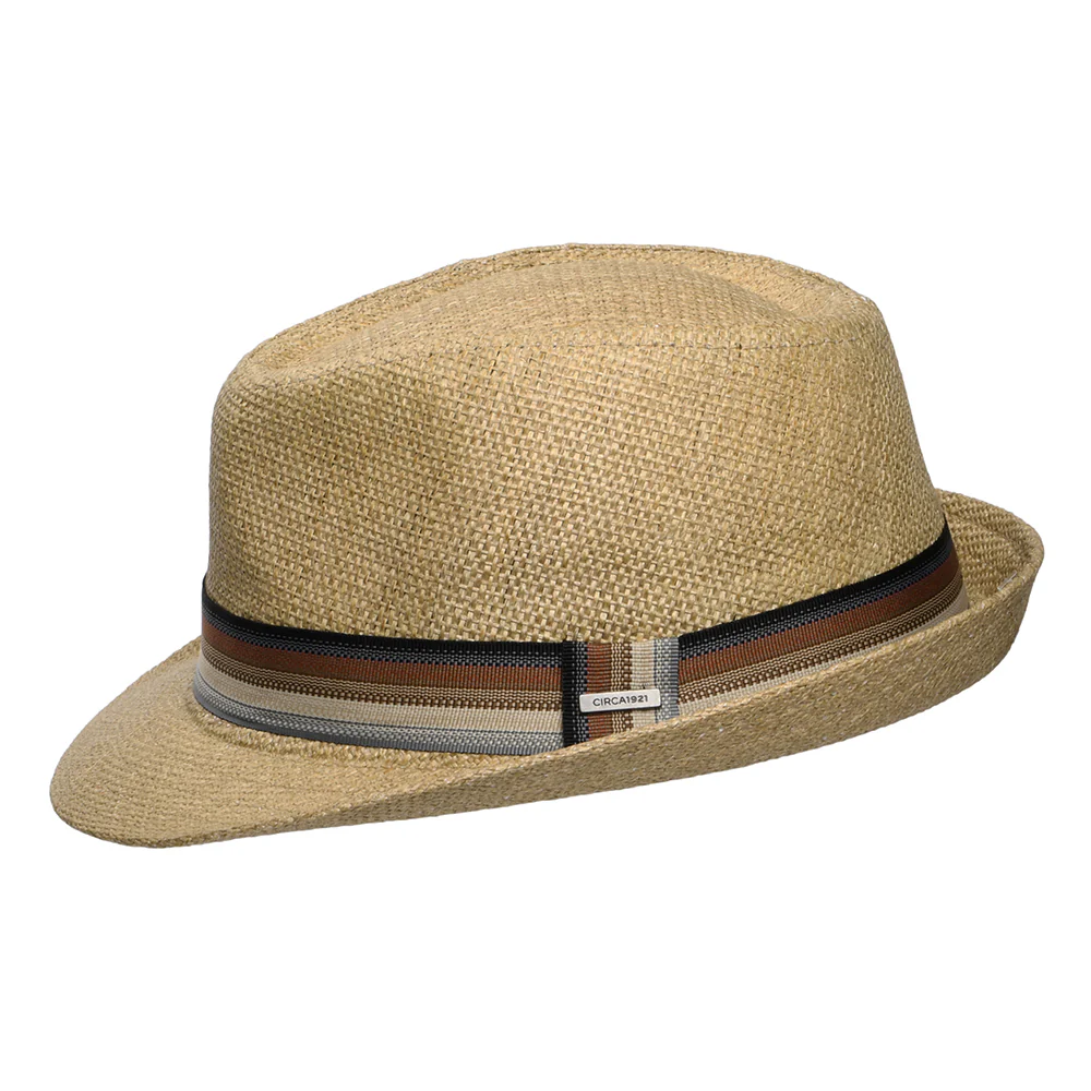 Dorfman Pacific Monsoon Trilby Hut aus Mattem Toyostroh - Natur - Image 2