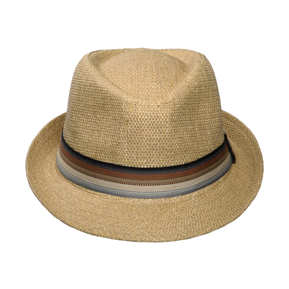 Dorfman Pacific Monsoon Trilby Hut aus Mattem Toyostroh - Natur - Image 3