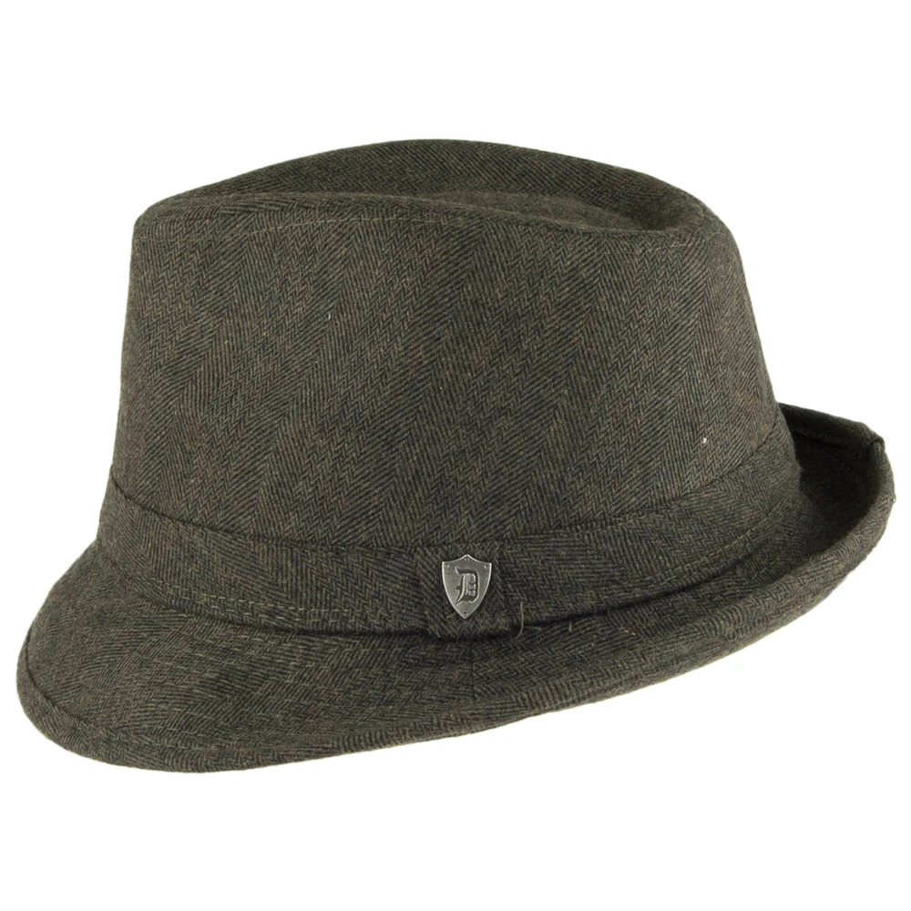 Dorfman Pacific Trilby Hut aus Wollmischung - Olivgrün - Image 2