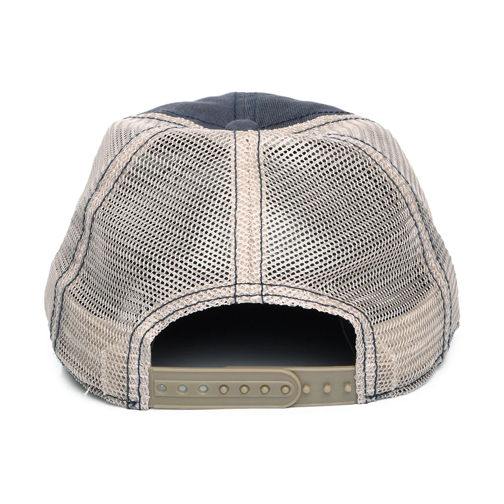 Dorfman-Pacific Trucker Cap aus Baumwolle - Marineblau - Image 3