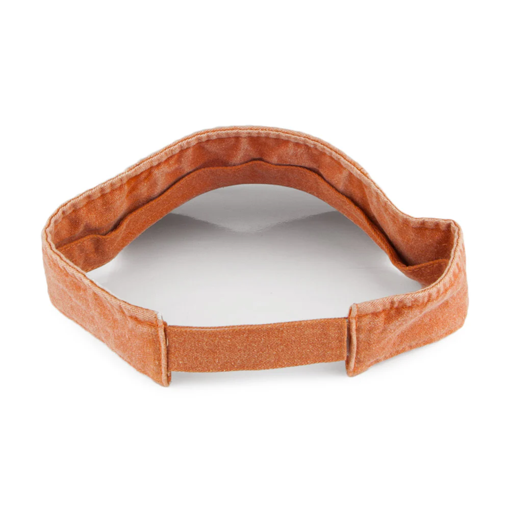 Dorfman Pacific Washed Twill Sonnenschild - Orange - Image 2