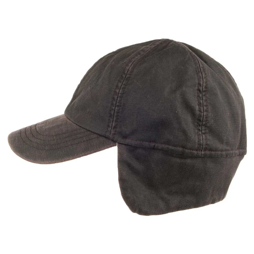 Dorfman-Pacific Winter Baseball Cap mit Ohrklappen - Braun - Image 3