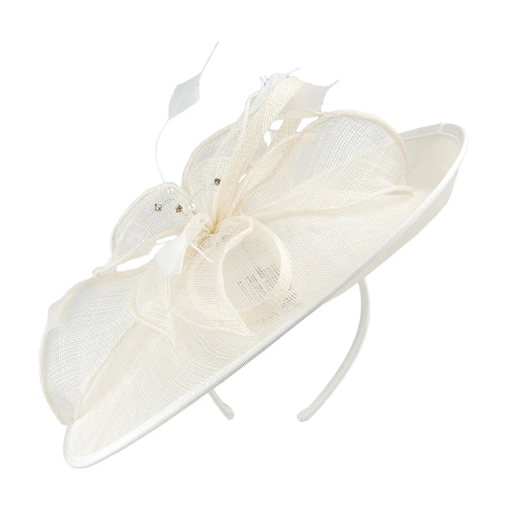 Failsworth Adelaide Disc Fascinator - Elfenbein - Image 2