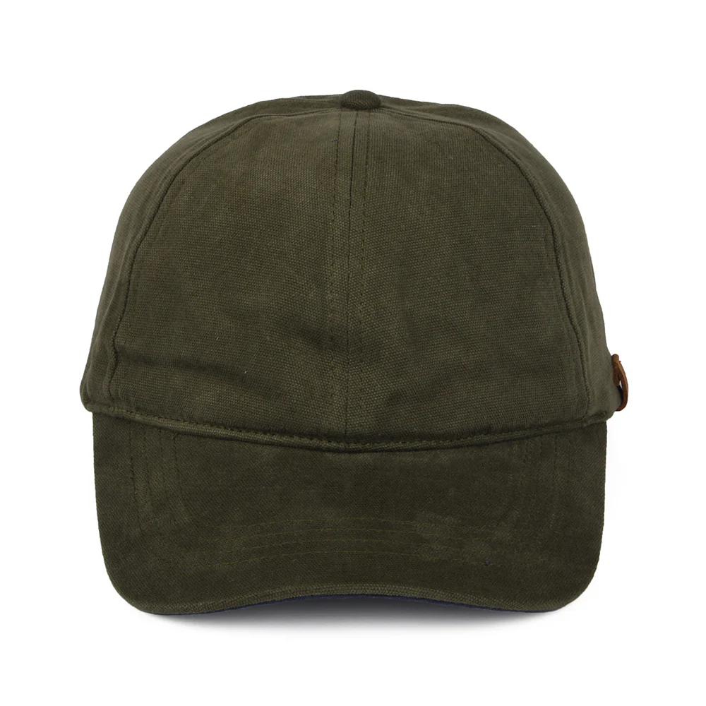 Failsworth Baseball Cap aus Baumwoll-Canvas - Khaki-Marineblau - Image 2