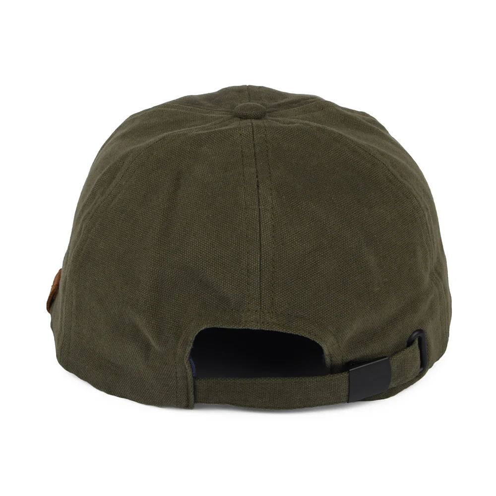 Failsworth Baseball Cap aus Baumwoll-Canvas - Khaki-Marineblau - Image 3