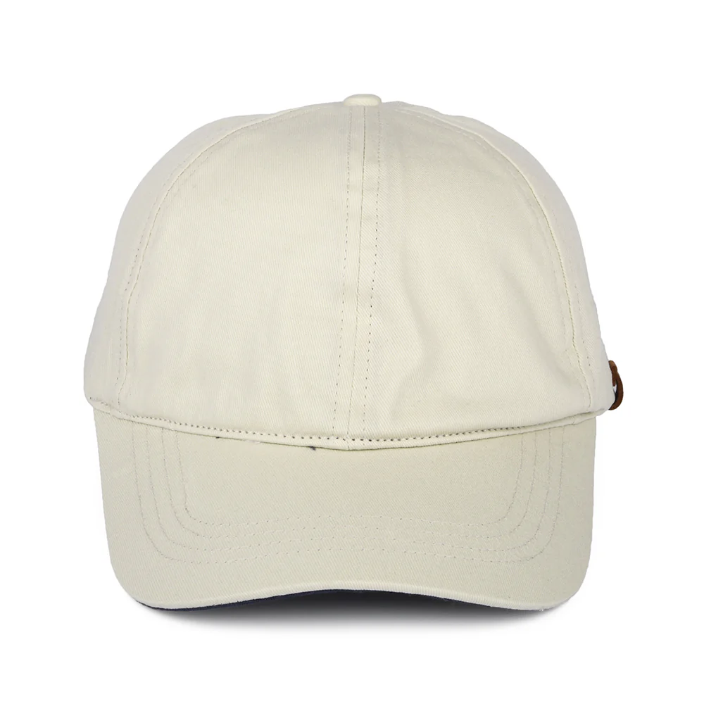 Failsworth Baseball Cap aus Baumwoll-Canvas - Steingrau-Marineblau - Image 2