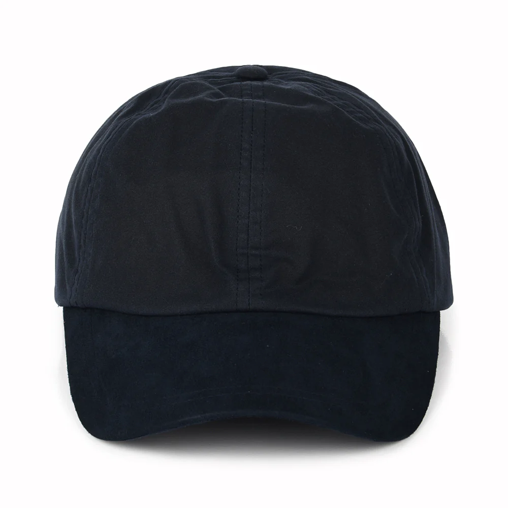 Failsworth Baseball Cap aus British Waxed Cotton - Marineblau - Image 2
