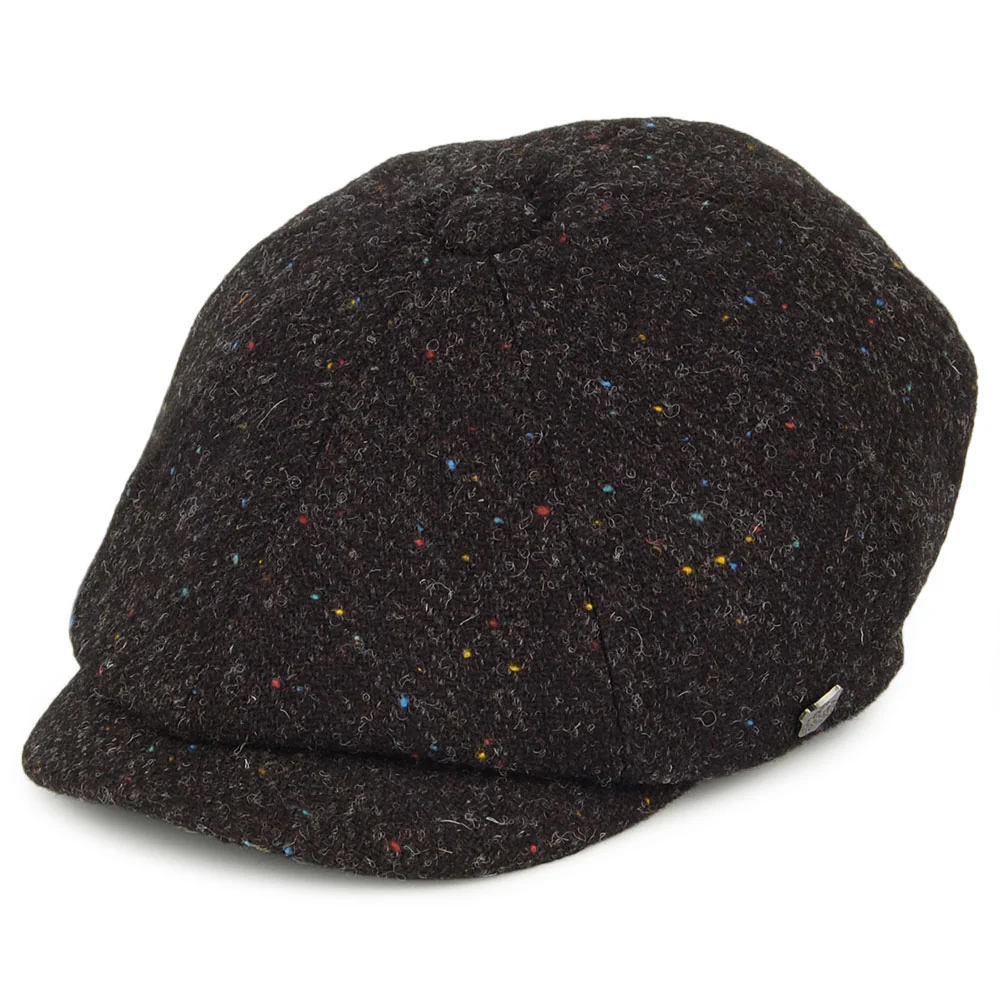 Failsworth Carloway HARRIS TWEED Ballonmütze - Anthrazit