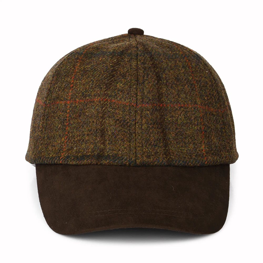Failsworth Epsom Wasserabweisender Baseball Cap - Braun-Rostrot-Blau - Image 2