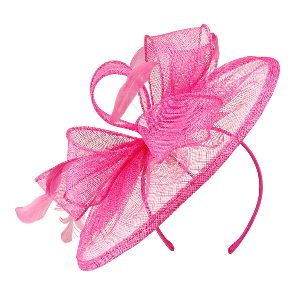 Failsworth Ginny Disc Fascinator - Fuchsie - Image 2