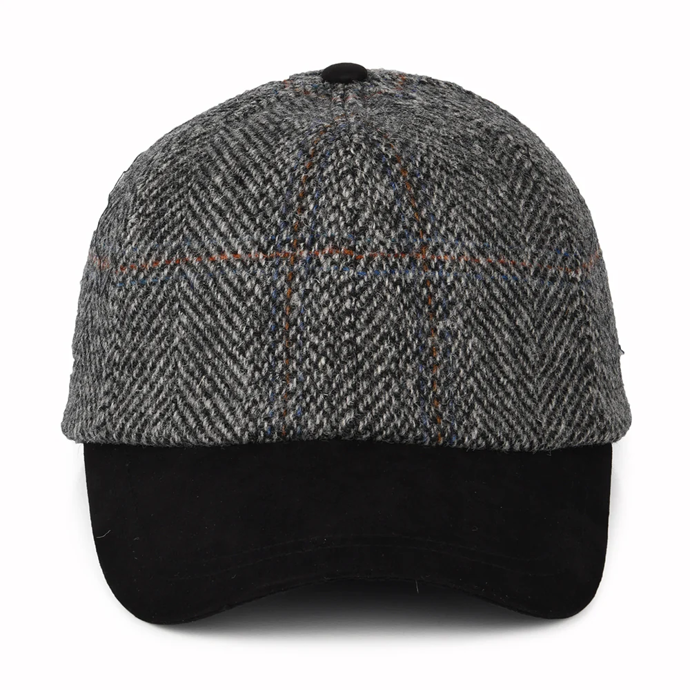 Failsworth HARRIS TWEED Baseball Cap - Grau-Schwarz - Image 2