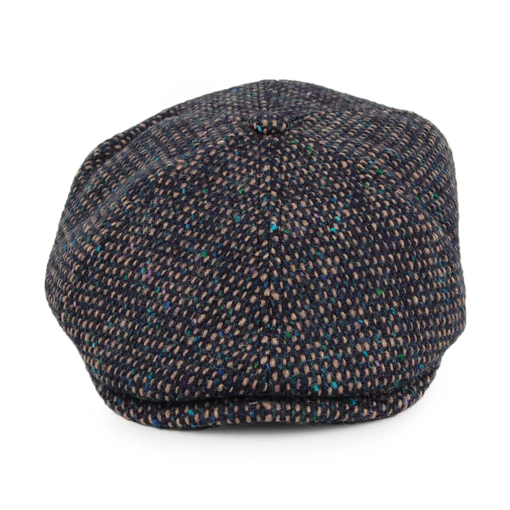 Failsworth Hudson Ballonmütze aus Donegal Tweed - Blau-Mix - Image 2