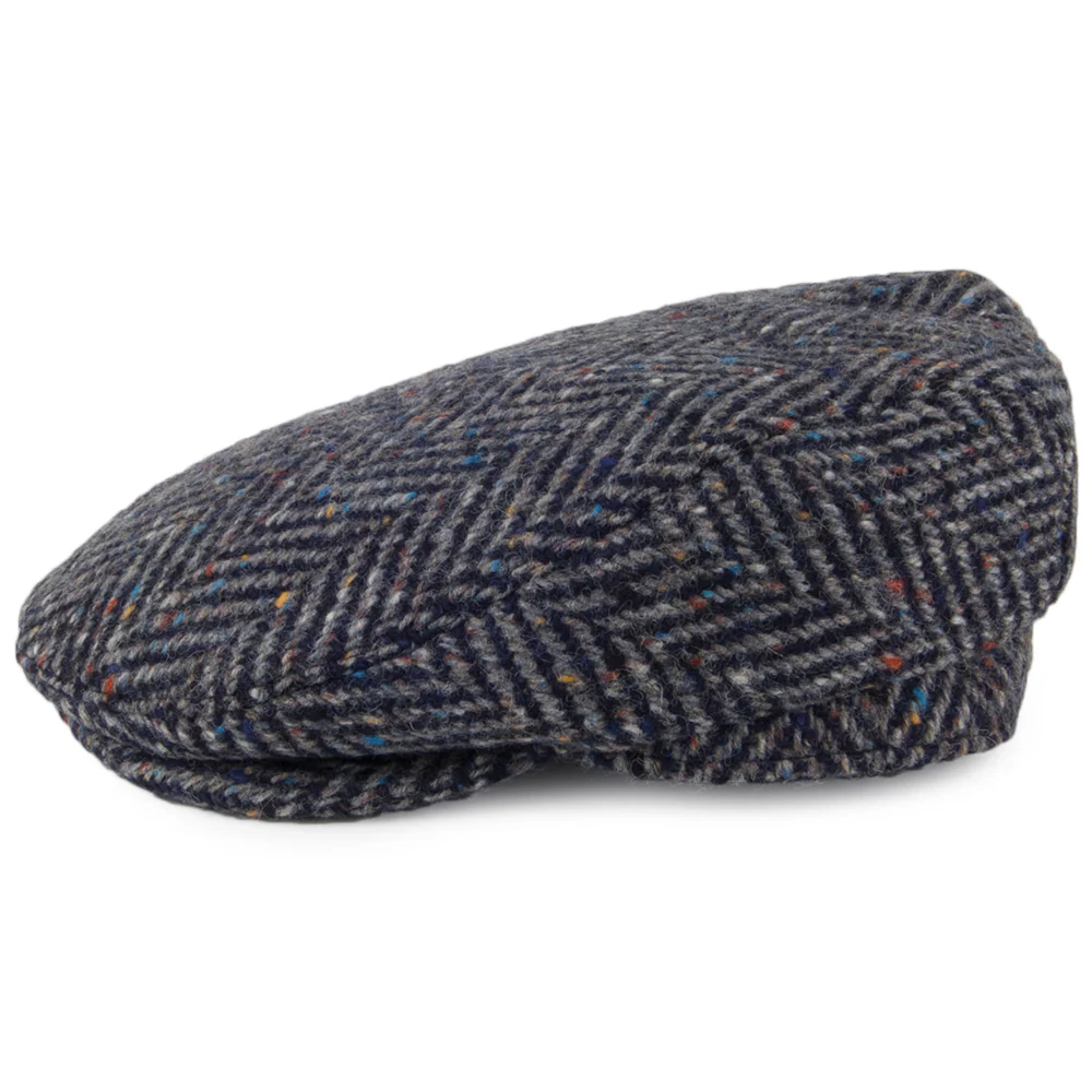 Failsworth Longford Donegal Tweed Schiebermütze - Grau-Mix - Image 3