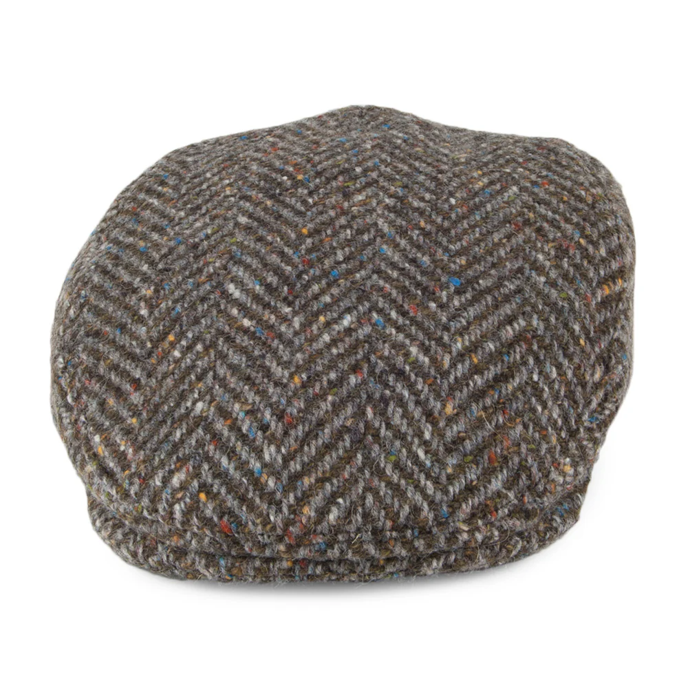 Failsworth Longford Donegal Tweed Schiebermütze - Torf - Image 2