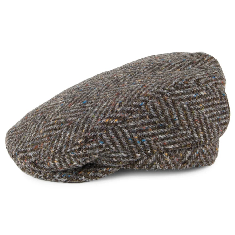 Failsworth Longford Donegal Tweed Schiebermütze - Torf - Image 3