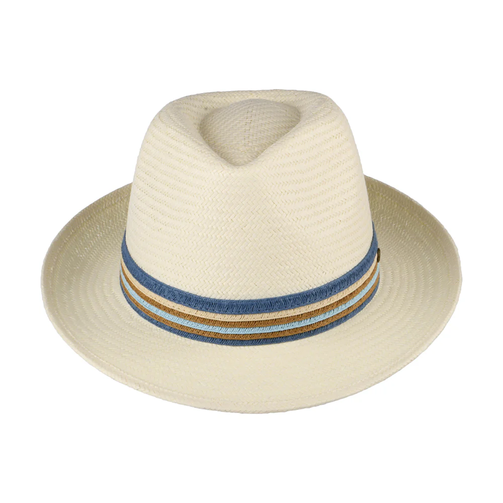 Failsworth Monaco Fedora Hut aus Toyo Stroh - Perlweiß - Image 3
