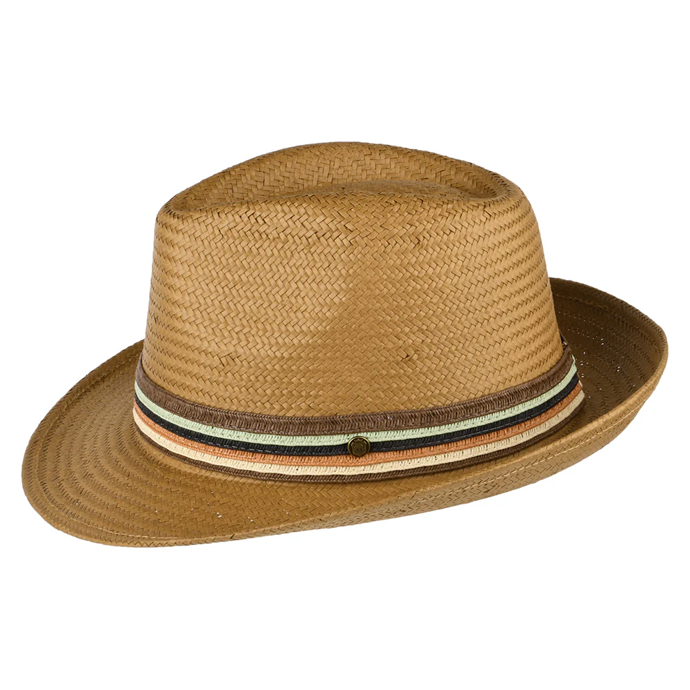 Failsworth Monaco Fedora Hut aus Toyo Stroh - Tabak - Image 2