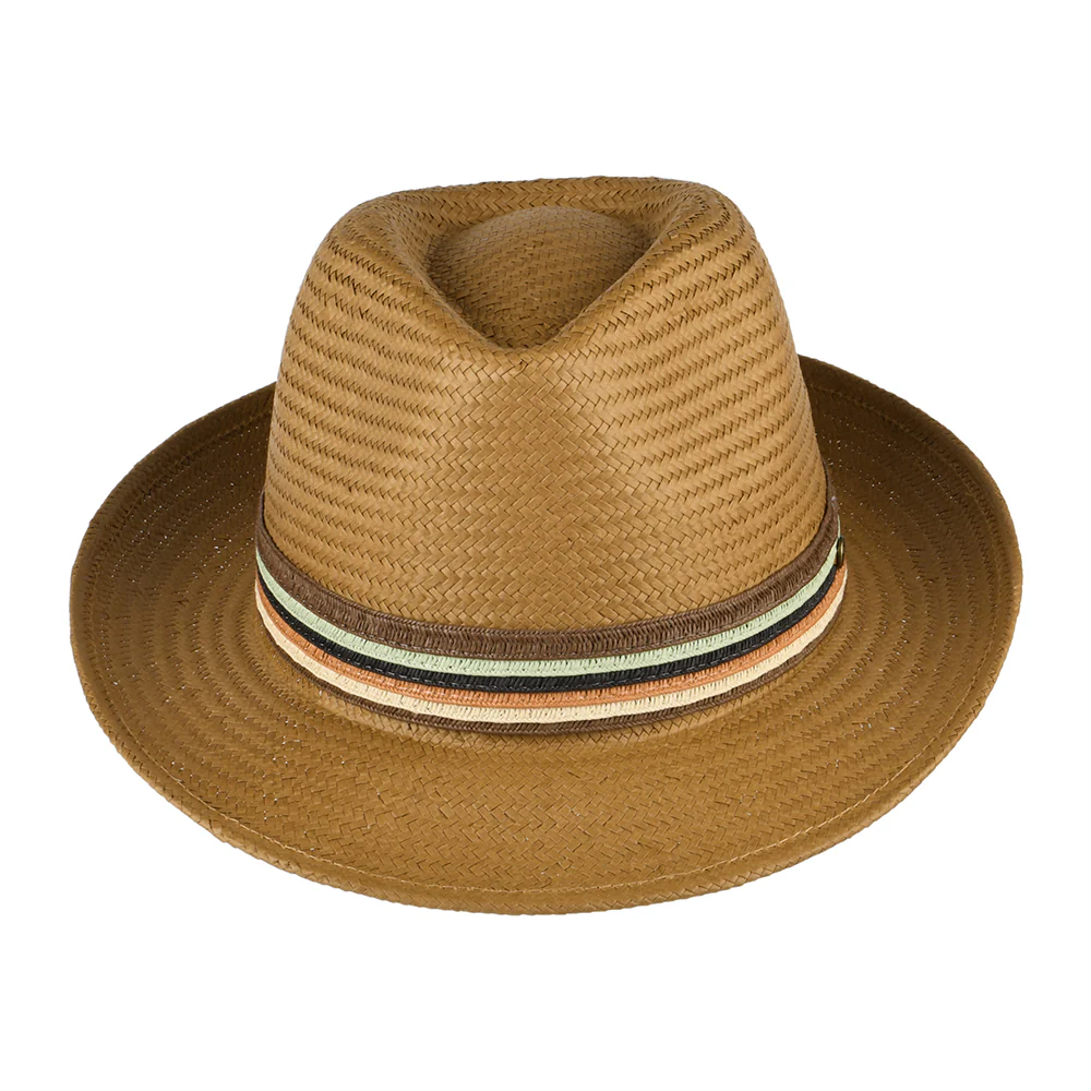Failsworth Monaco Fedora Hut aus Toyo Stroh - Tabak - Image 3