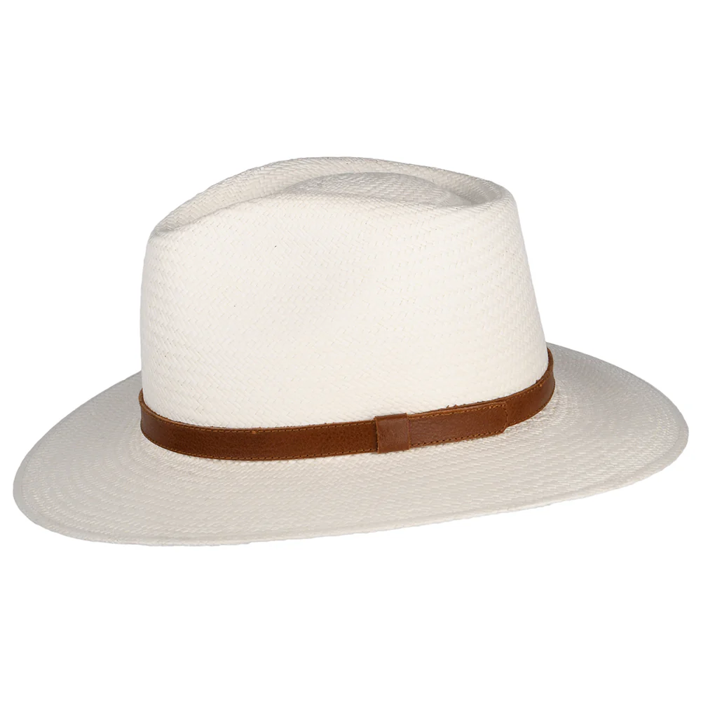 Failsworth Panama Safari Fedora Hut - Perlweiß - Image 2
