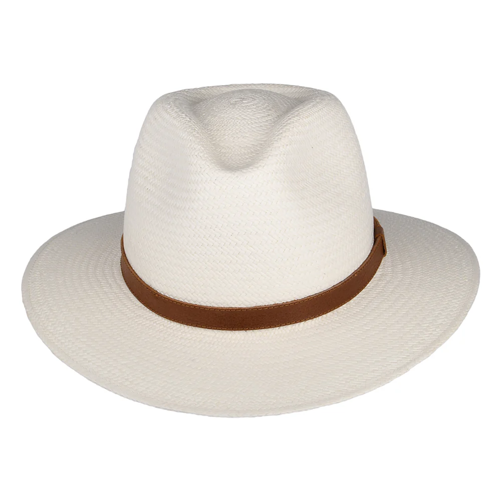 Failsworth Panama Safari Fedora Hut - Perlweiß - Image 3