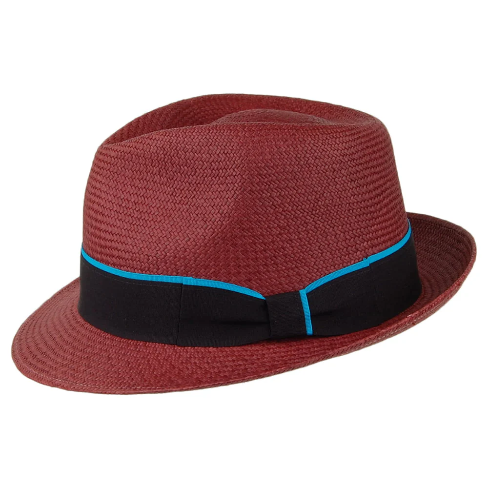Failsworth Panama Trilby Hut - Merlot - Image 2