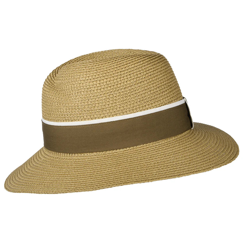 Failsworth Roma Sonnenhut aus Toyo Stroh - Kaffee-Cremefarben - Image 2